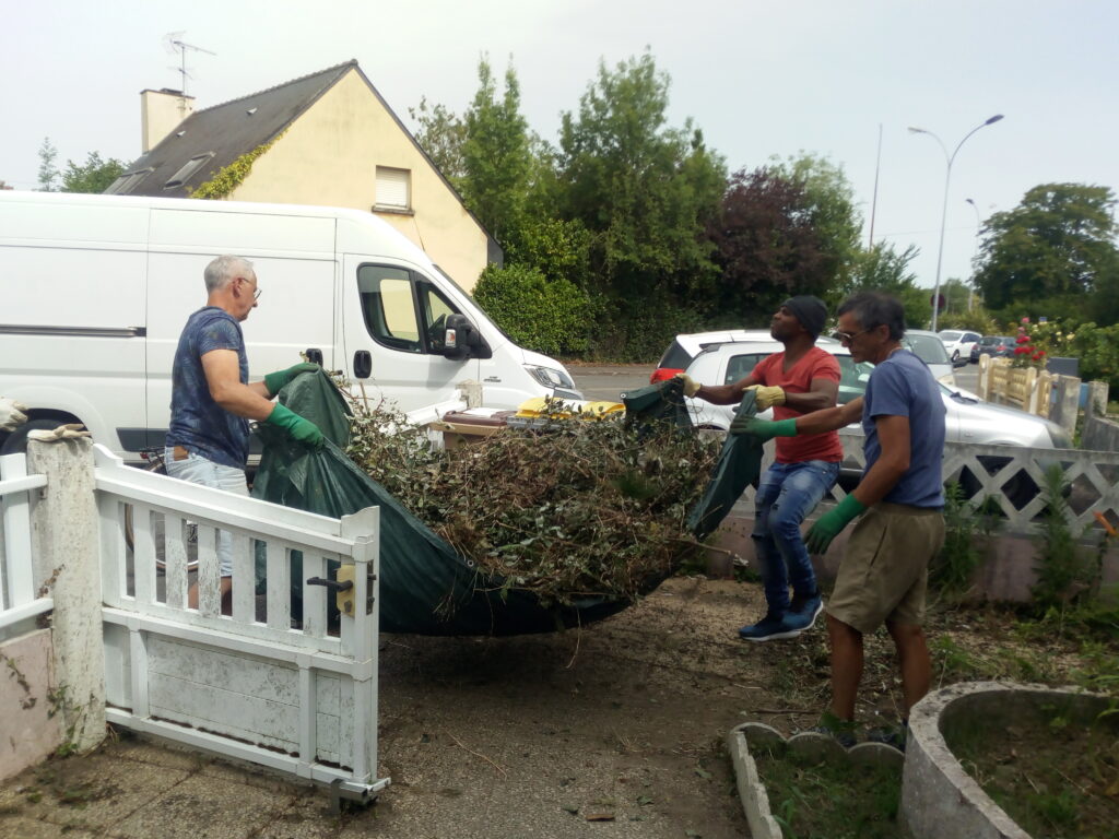 Evacuation des déchets verts